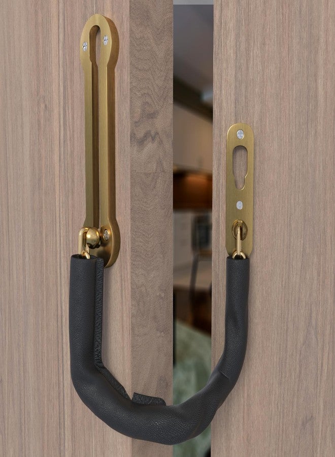 Boniry Door Chain | Lock for Main Door | Premium Heavy Duty Latch | Safety Lock for Kids (Brass) - Image 1